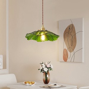Lustre de mariage en laiton <span class=keywords><strong>vintage</strong></span>, lampe de chevet en verre, style japonais simple et créatif, bar à la mode - Product Image 2
