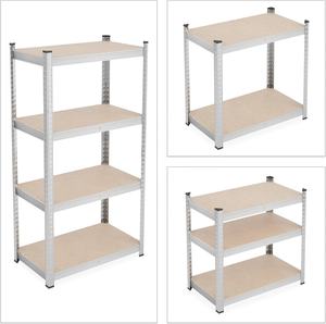 Étagères industrielles réglables sans boulons en acier galvanisé à 5 niveaux, protection contre la corrosion, design gain <span class=keywords><strong>de</strong></span> place, montage <span class=keywords><strong>au</strong></span> sol - Product Image 6