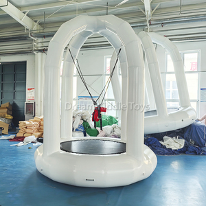 <span class=keywords><strong>Jeux</strong></span> <span class=keywords><strong>de</strong></span> <span class=keywords><strong>saut</strong></span> à l'élastique <span class=keywords><strong>de</strong></span> videur gonflable blanc <span class=keywords><strong>de</strong></span> PVC commercial avec le trampoline <span class=keywords><strong>de</strong></span> corde à sauter - Product Image 2