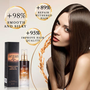 Aceite de Argán marroquí natural OEM aceite orgánico de hierbas para el crecimiento del cabello para el cabello encrespado seco queratina colágeno aceite esencial nutritivo - Product Image 2