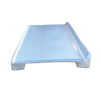 Coloré Durable Prix Plat Transparent En Plastique Billet Étagère Talker Pvc Porte-Étiquette