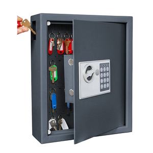 Caja de seguridad con llave digital montada en la pared, caja de seguridad con ranura anticaída - Product Image 1