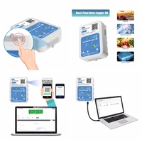 LTE 4G/5G Enregistreur de données de température et d'humidité en temps réel GPS GSM Tracker pour la surveillance de la chaîne du froid