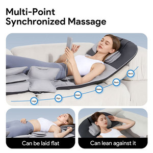 Multi Zone 3D Airbag Massage Mattress Full Body USB Rechargeable PU Leather Lumbar Neck Back Hip Leg Vibration - Product Image 4