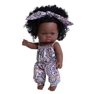 Muñeca Afroamericana Negra al por Mayor de 33 cm, Muñeca Bebé Reborn Realista para Niña Pequeña de Silicona Suave - Product Image 3