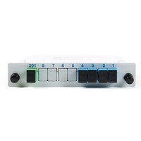 Divisor PLC de Alta Calidad 1x2 1x4 1x8 1x16 1x32 1x64 con Conectores SC/FC/LC/ST para Cables OM3/OM4