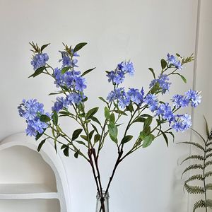 Orquídea de Tallo Largo, Flor Artificial, Ramo de Hortensias, Decoración Sencilla para Sala de Estar, Adorno para el Día de San Valentín - Product Image 3