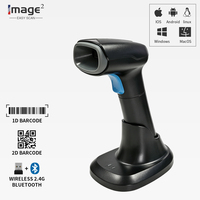 Escáner de Códigos de Barras 2D Inalámbrico, Lector de Códigos QR PDF417, Detección Automática, Tamaño A4, en Stock para Tiendas y Farmacias