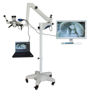 Hospital ENT Neurosurgery Dental Ophthalmic Surgical Operation Microscope 6X-12X Magnification 200mm/300mm Objectives 3-Year