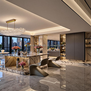 โครงการตกแต่งภายในบ้านในสหราชอาณาจักร บริการออกแบบตกแต่งบ้านแบบครบวงจร บริการออกแบบตกแต่งภายในทางสถาปัตยกรรม ภาพเรนเดอร์ 3 มิติ - Product Image 2