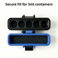 3ML 5-Fächer OEM Großpackung Kunststoff-Peptidbox Peptid-Aufbewahrungsbox Gefrierbox für Probenfläschchen zum Transport und zur Präsentation