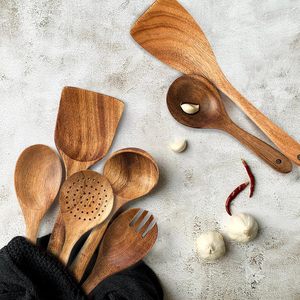 Utensilios de Cocina al por Mayor, Espátula Antiadherente, Cuchara de Madera, Juego de Utensilios de Cocina para Accesorios de Cocina - Product Image 4