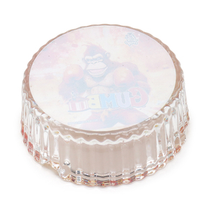 Cendrier en verre de luxe rond de 85 mm avec logo personnalisé, cendrier en cristal de poche pour cigarettes, accessoires pour fumeurs - Product Image 2