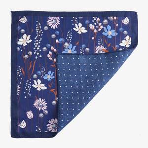 Người đàn ông của thời trang hai mặt in Spun lụa túi vuông hoa Mẫu buổi tối mặc CẠNH VUÔNG khăn & khăn tay - Product Image 3