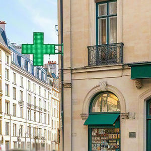 Le double IP65 imperméable latéral a mené l'affichage, signes verts de <span class=keywords><strong>pharmacie</strong></span> de <span class=keywords><strong>croix</strong></span> de 50CM LED - Product Image 2