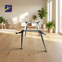 Pieds de chaise en acier noir de haute qualité à prix compétitif, pieds de table noirs modernes pour meubles