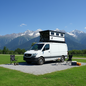 <span class=keywords><strong>Camper</strong></span> de Techo Rígido Eléctrico de Fibra de Carbono P Show para Camioneta, Camioneta Van, RV, Sprinter - Product Image 1