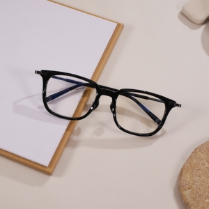 2026 Trendy Chunky Oversized Rectangle Acetate Optical Frames Men Women Vintage Thick Rim Eyeglasses Frames Retro Spectacles - Product Image 2