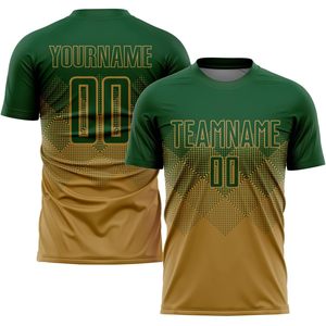 Camiseta de Fútbol Personalizada Unisex para Adultos, Sublimada, Absorbente de Humedad, Cuello Redondo, Diseño Fade, Uniformes de Entrenamiento de Equipo, Manga Corta - Product Image 1