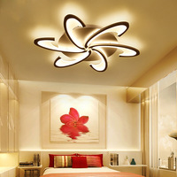 Plafonnier LED encastré moderne et minimaliste, ovale, en forme d'arc, avec base ronde en fer et acrylique, pour salon et chambre à coucher, vente en gros OEM