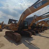 Excavatrice sur chenilles d'occasion CAT 324D2L, 24 tonnes, haute qualité, sans défauts, sans fuite d'huile, en stock, prête à la vente