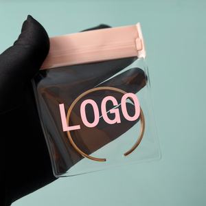 Emballage d'accessoires Sac en plastique EVA pour bijoux Emballage de bijoux givré réutilisable personnalisé Pochette à fermeture éclair - Product Image 5