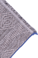 Tapis abstrait tissé en polypropylène gris naturel, 6 mm, lavable, à tissage plat, pour salon moderne, aspect sisal, durable et résistant aux taches