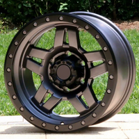 Jantes en aluminium robustes tout-terrain MOJIO 17 pouces 6061 en alliage forgé 4x4 SUV Camion Haute résistance Légères