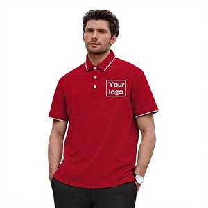 Men's Pink Short Sleeve Polo Shirt Cotton Oxford Fabric Breathable Casual Design Button Front Regular Fit - Product Image 6