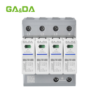 Parafoudre basse tension sur rail DIN 4P 175V AC pour la protection électrique domestique et industrielle