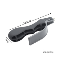 Draagbare 5 inch Tungsten messenslijper met zacht TPR handvat voor buitenjachtmes, mini buitenmessenslijper, handgereedschap