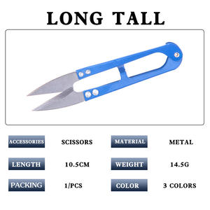 Tijeras para línea de pesca con señuelos, herramienta de corte de acero inoxidable de 105mm y 14,5g para accesorios de pesca - Product Image 5