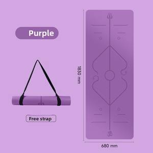 Tapete de <span class=keywords><strong>Yoga</strong></span> de Caucho Natural <span class=keywords><strong>para</strong></span> <span class=keywords><strong>Principiantes</strong></span> |   Superficie Antideslizante y Amortiguación <span class=keywords><strong>Suave</strong></span> |   Mejora tu práctica de <span class=keywords><strong>yoga</strong></span> de base - Product Image 6