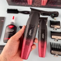 Tondeuse à barbe et cheveux 2-en-1 VGR V-640, nouveau design, en métal, professionnelle, sans fil, pour barbier, tondeuse à cheveux, rasoir