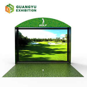 Nhà Máy Tùy Chỉnh Kích Thước Golf Simulator Bao Vây Nhiệm Vụ Nặng Nề Golf Simulator Lồng Thùng Cho Thời Gian Bình Thường Trong Nhà Nhà Thực Hành - Product Image 3