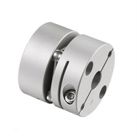 Accouplement de disque d'arbre rigide en alliage d'aluminium à diaphragme unique