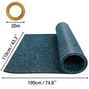 थोक पर्यावरण के अनुकूल विरोधी पर्ची टिकाऊ रबर चटाई मंजिल रोल epdm जिम रबर फर्श मैट - Product Image 2