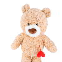 Vente chaude Logo Personnalisé Jouets En Peluche Personnalisé Battement De Coeur Ours En Peluche Animaux En Peluche Amour Soins Ours En Peluche Super Saint Valentin Cadeau