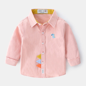 <span class=keywords><strong>Chemise</strong></span> de Garçon Printemps et Automne Manches Longues 2025 Nouvelle Collection Vêtements d'Automne Bébé Pur Coton Haut Élégant pour Garçons <span class=keywords><strong>Chemise</strong></span> <span class=keywords><strong>Blanche</strong></span> pour Enfants - Product Image 3