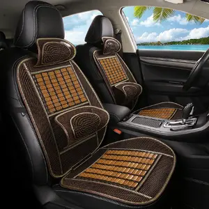 Upgrade Summer Universal Ergonomic Wooden Car Seat Cushion Summer Cooling Car Seat Cover Cushion Seat For Car