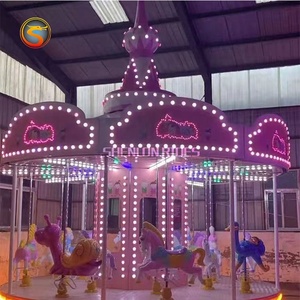 Zona di interfaccia macchina da divertimento per bambini fiera mery go round carusel horse ride - Product Image 3