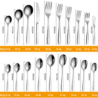 Ensemble de couverts personnalisés en argent, fourchette, couteau, cuillère, luxe, mariage, couverts en acier inoxydable, ensemble de couverts de restaurant