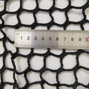 Filets de protection sportifs en polypropylène HDPE noir 20*20mm, filets de sécurité intérieurs et extérieurs, filets noués et sans nœuds - Product Image 3