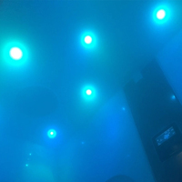 CE resultado LED impermeable Sauna luz RGB RGBW siete colores de marco de aluminio de luz Sauna lámpara para habitación de Sauna de vapor