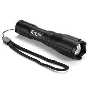 10W Super Bright LED Zoom <strong>Flashlight</strong> 1800lm Aluminum High Power 18650 Battery Charger Kit Waterproof IP65 for Camping Work Torch - Product Image 2