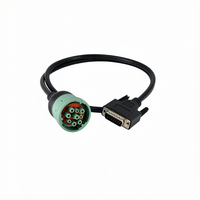 Câble adaptateur de diagnostic pour camions diesel lourds DB15 vers J1939, câble de conversion OBD 9 broches
