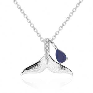 Zircon 925 joyería de moda de plata collares de mujer collar de corazón - Product Image 5