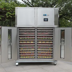 Mesin Pengering tanggal suhu rendah mesin dehidrator makanan India dengan baja tahan karat 20/32 nampan