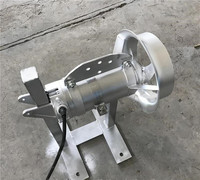 Pompe agitateur submersible pour eaux usées en acier inoxydable 304 avec composants de noyau à membrane pour fosse septique, garantie 1 an
