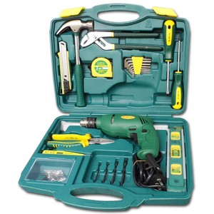 Shengda 98-Piece Electric Drill <b>Tool</b> <b>Set</b> With 25-Piece Hardware Kit For Home Repair And Maintenance - Product Image 2